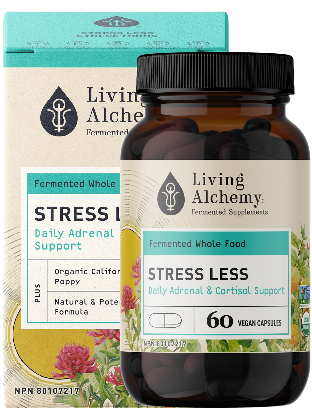Living Alchemy STRESS LESS 60 Veg. Capsules