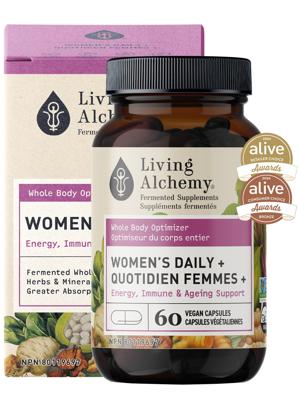 Living Alchemy Women's Daily+ 60 Veg. Capsules