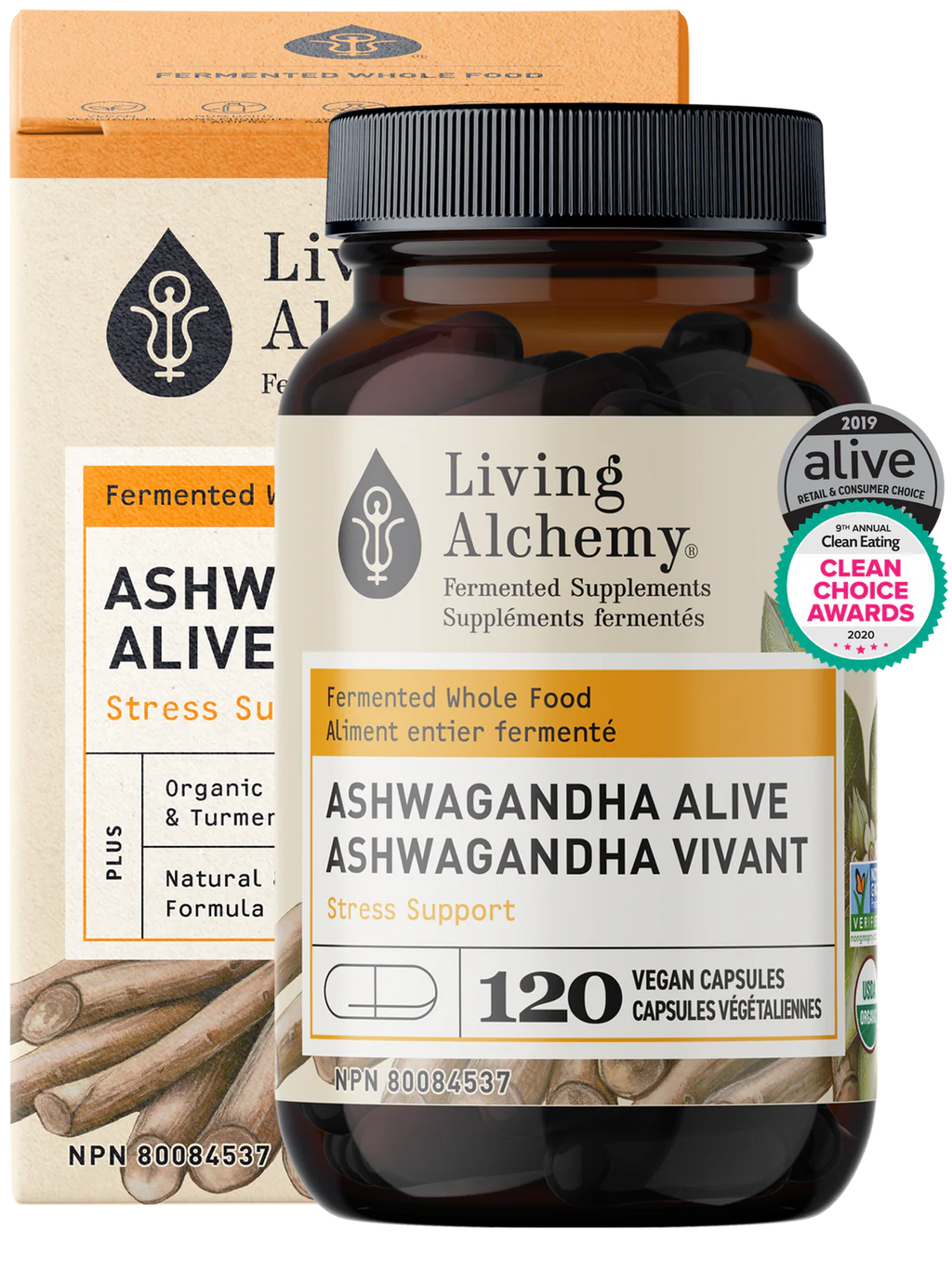 Living Alchemy Ashwagandha Alive 120 Veg. Capsules