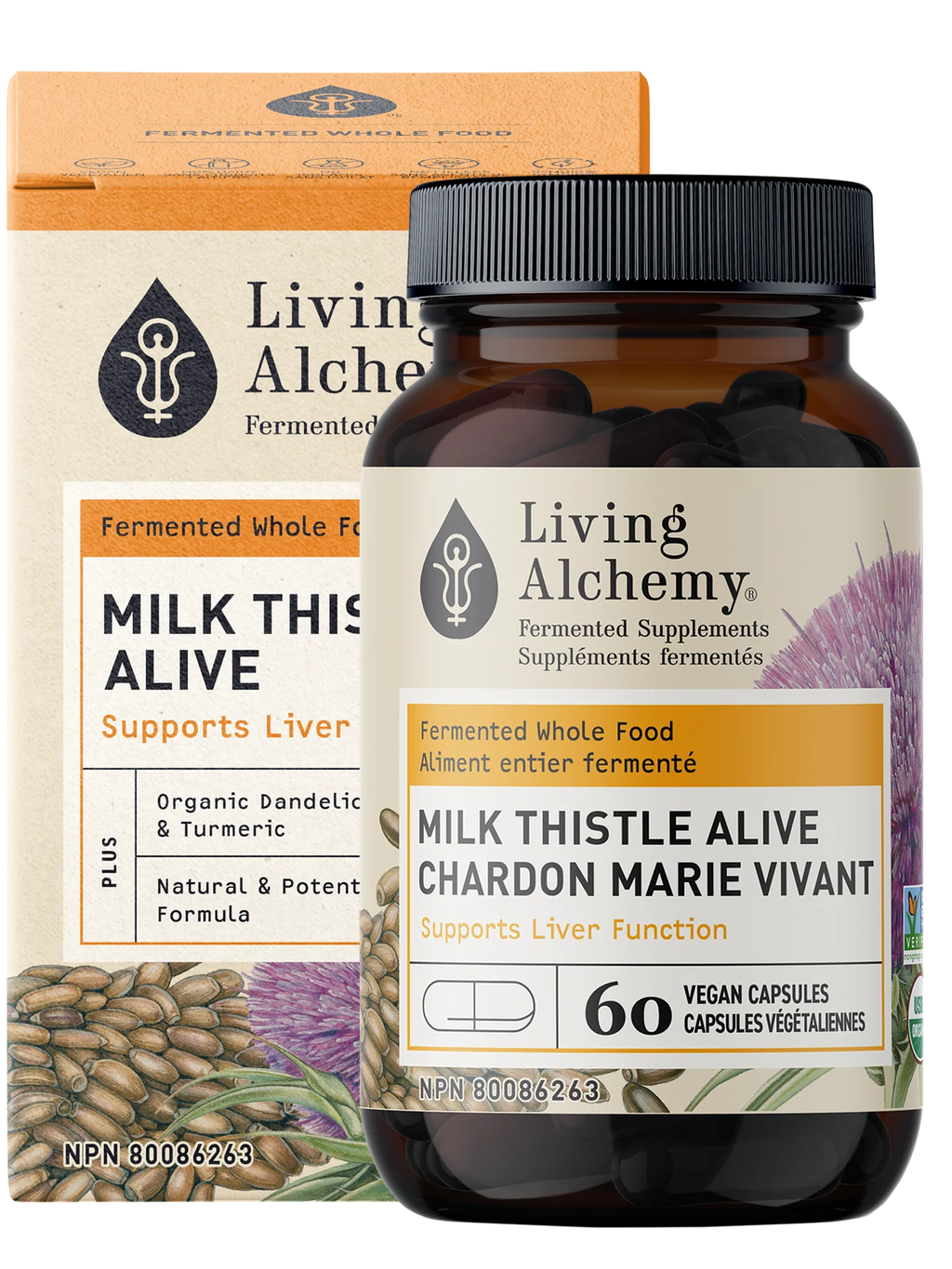 Living Alchemy Milk Thistle 60 Capsules