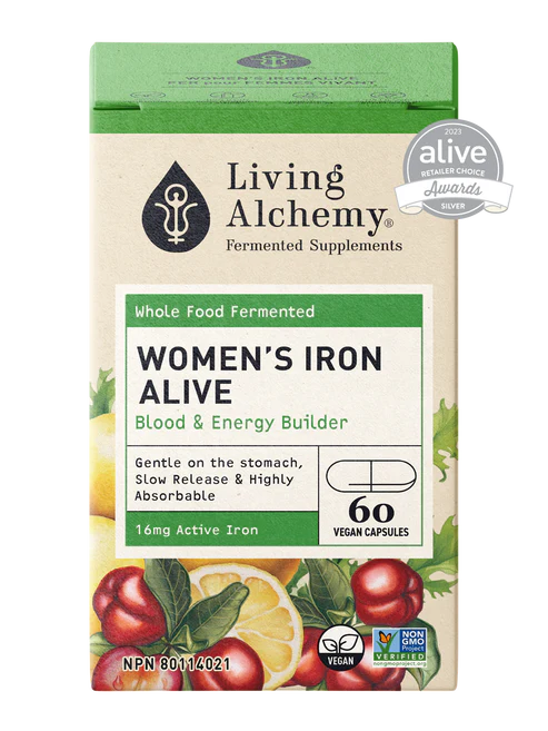 Living Alchemy Women's Iron 60 Veg. Capsules