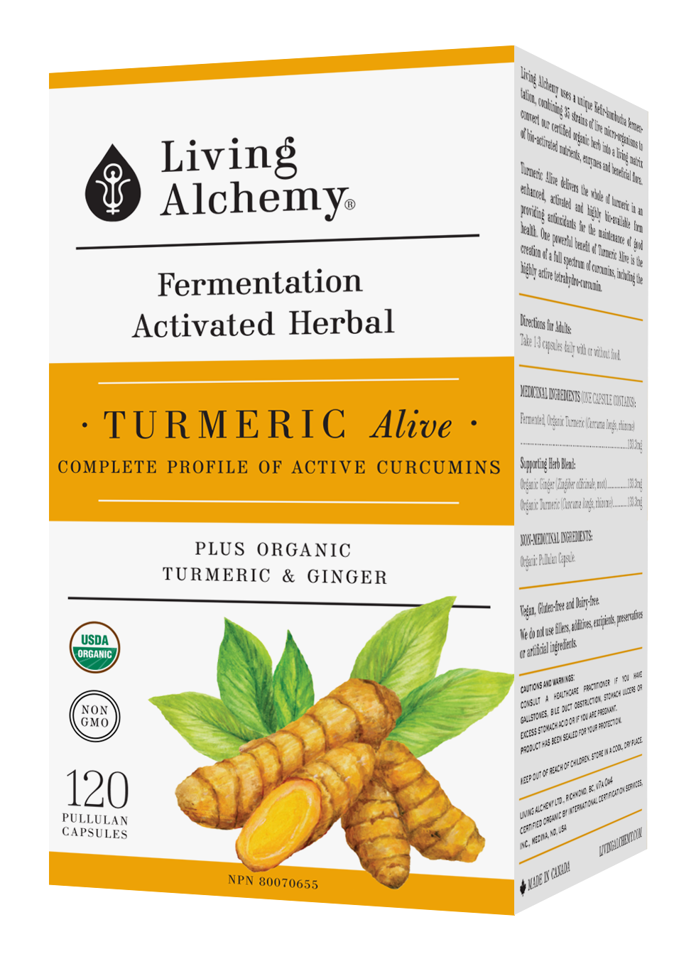 Living Alchemy Turmeric Alive 120 Capsules