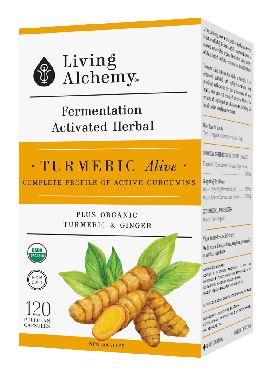 Living Alchemy Turmeric Alive 120 Capsules