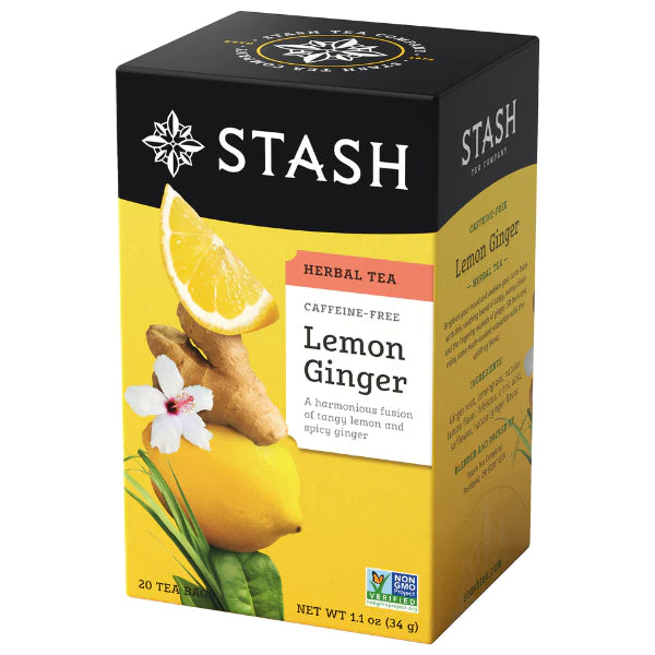 Stash Lemon Ginger 20 Tea Bags