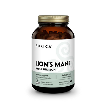 PURICA Lion's Mane 120 Veg. Capsules