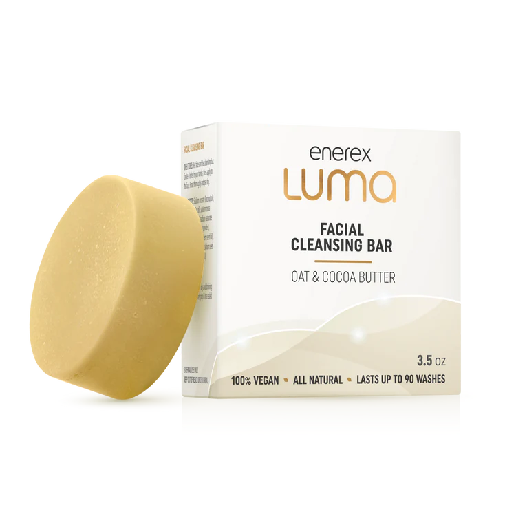 Enerex Luma Facial Cleansing Bar Oat & Cocoa Butter 3.5oz