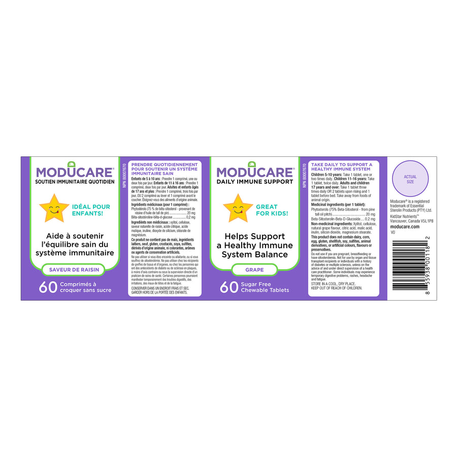 Moducare Kids 60 Chewable Tablets