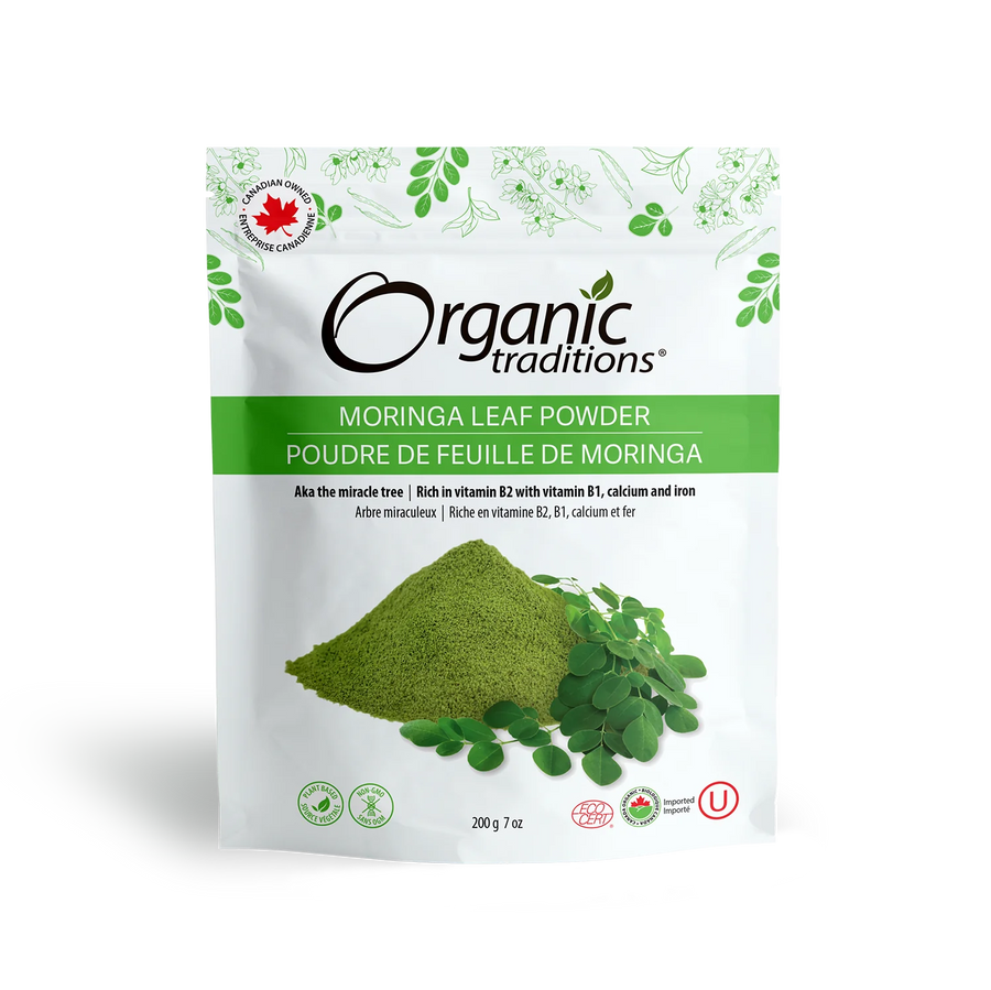 Organic Traditions Moringa Leaf 200g Powder