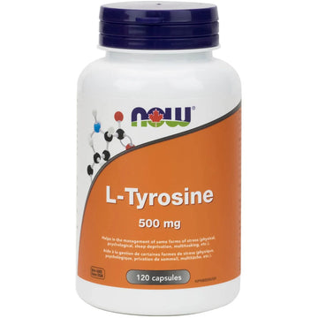 Now L-Tyrosine 500 mg 120 Capsules