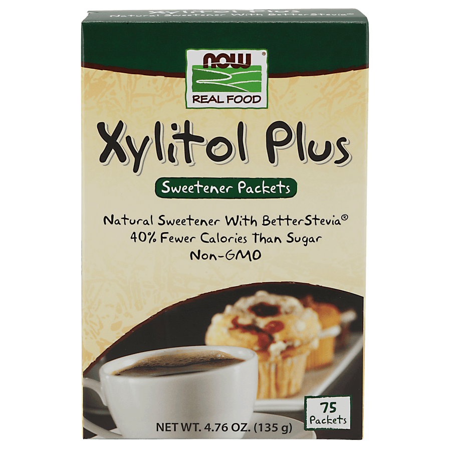 Now Real Food Xylitol Plus 75 Packets