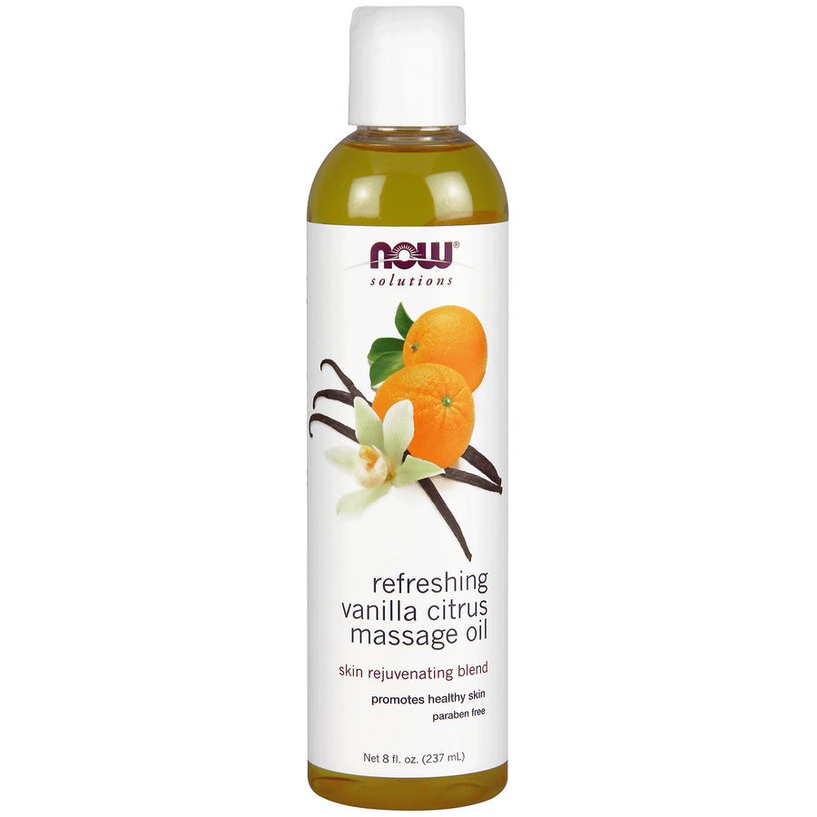 Now Solutions Vanilla Citrus Massage Oil 237ml
