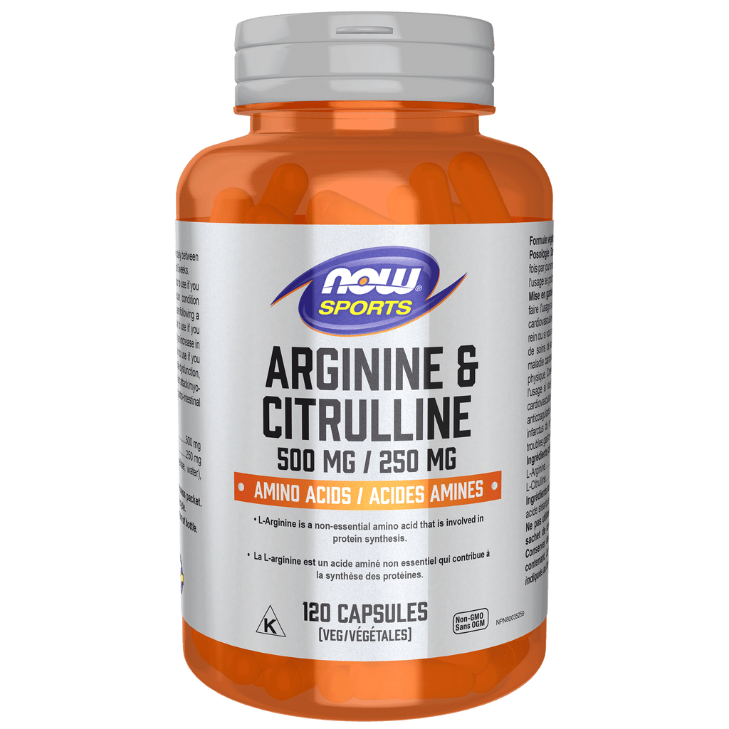 Now Arginine & Citrulline 120 Veg. Capsules