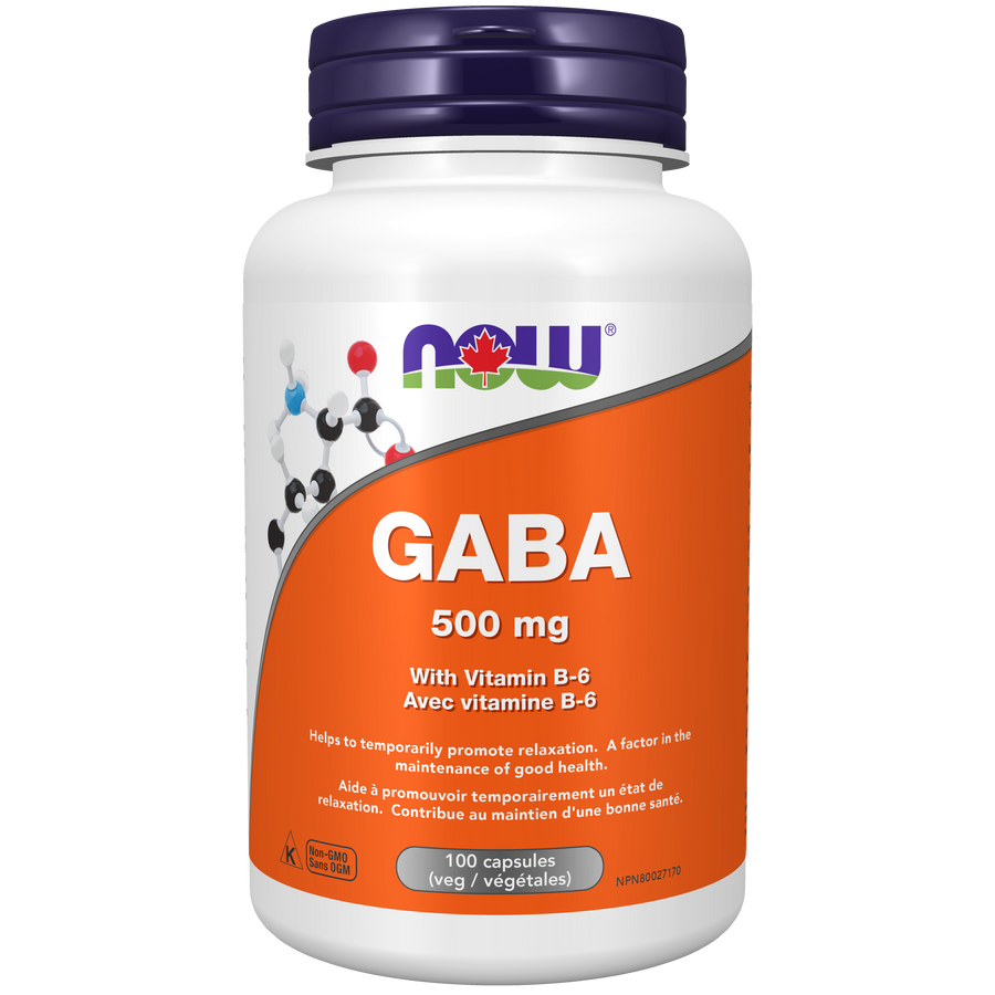 Now GABA 500 mg 200 Veg. Capsules