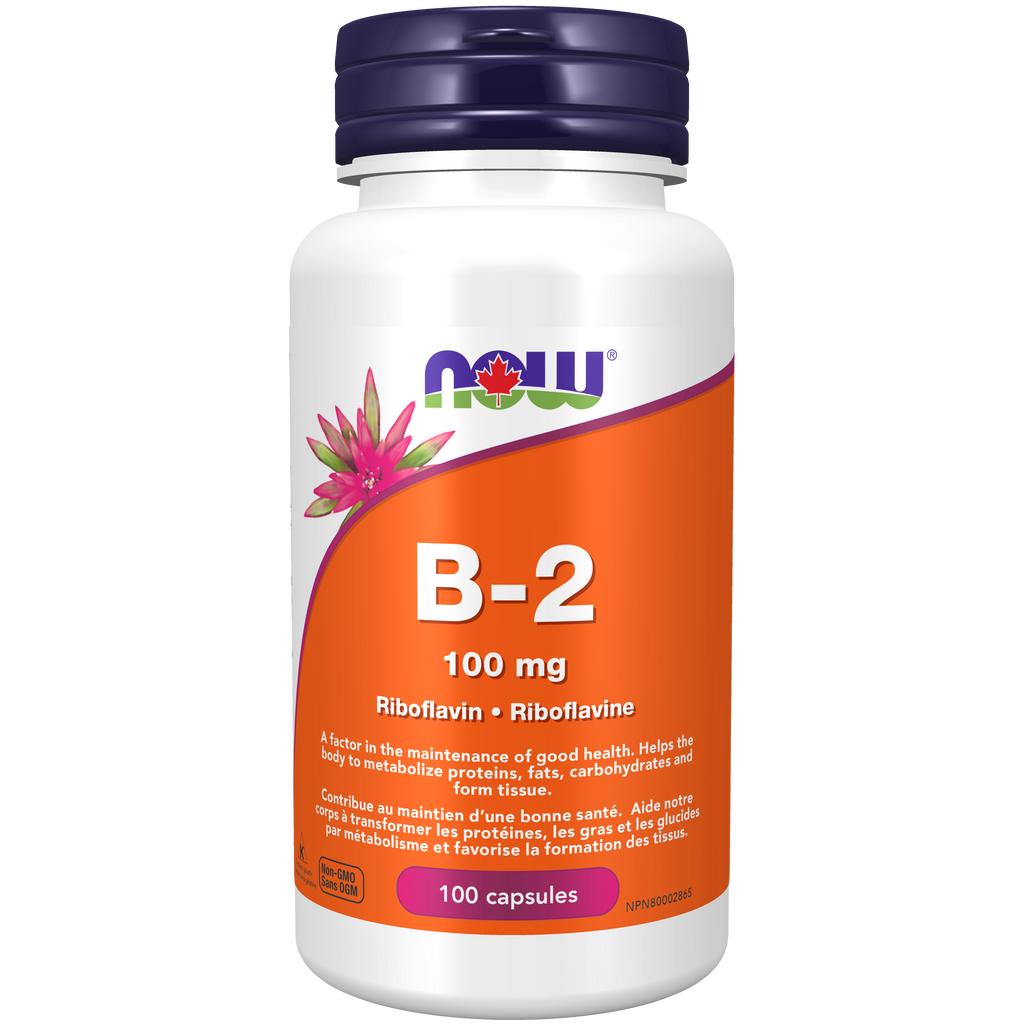 Now B-2 100 mg 100 Capsules
