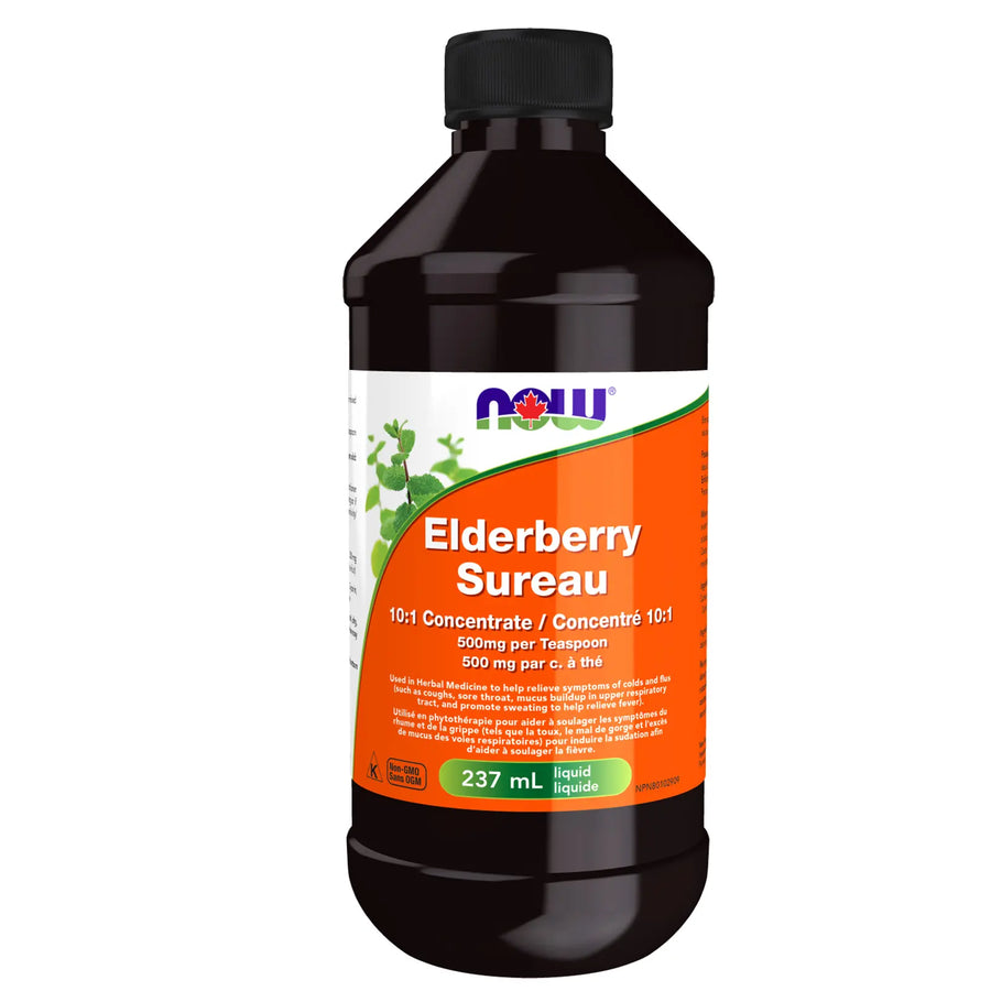 Now Elderberry 10:1 Concentrate 273ml Liquid
