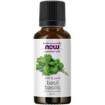Now Essential Oils Basil 100% Pure Oil 30ml