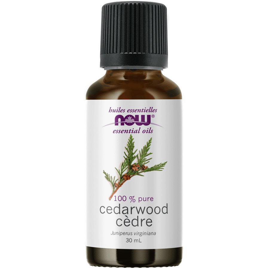 Now Essential Oils Cedarwood 100% Pure Oil 30ml