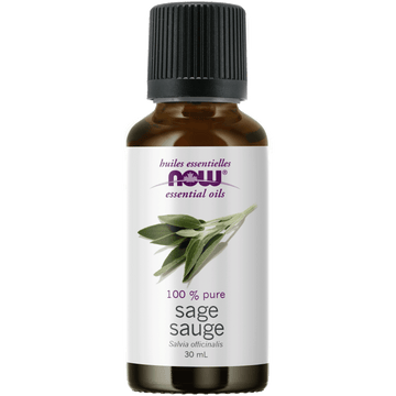 Now Essential Oils Sage 100% Pure Oil 30ml