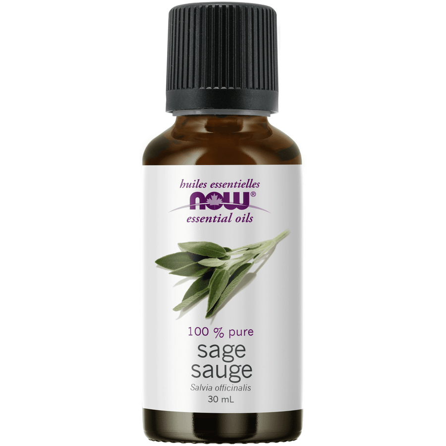 Now Essential Oils Sage 100% Pure Oil 30ml