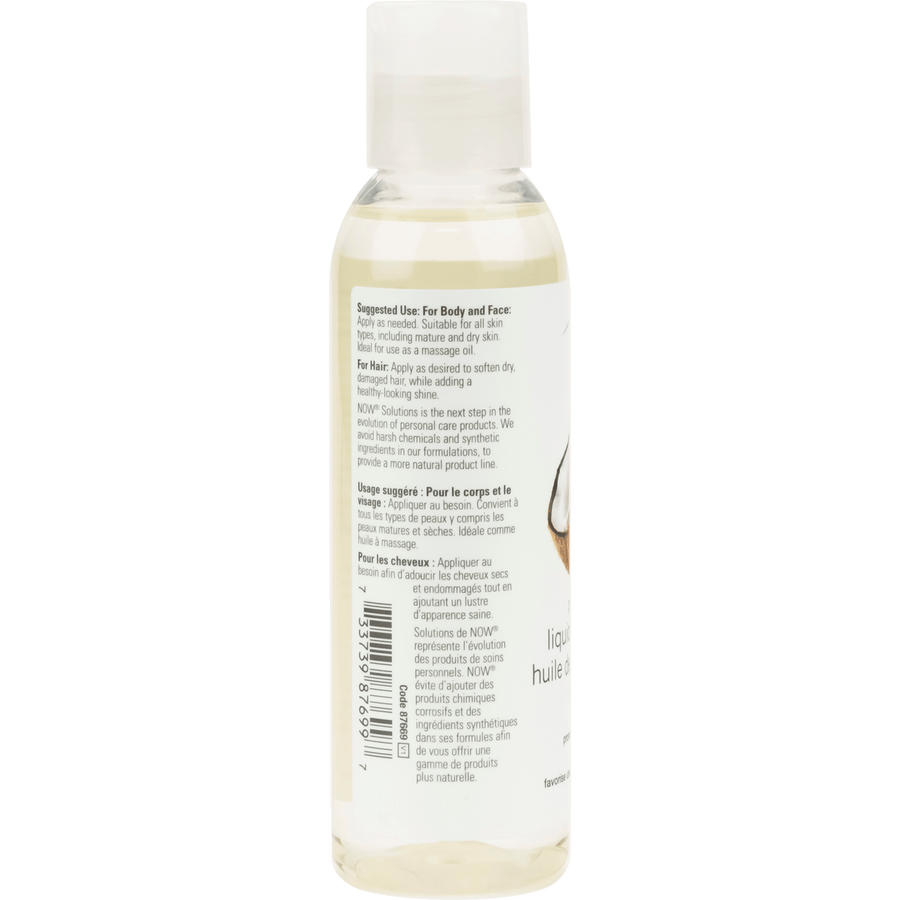 Now Solutions Liquid Coconut Oil 473ml