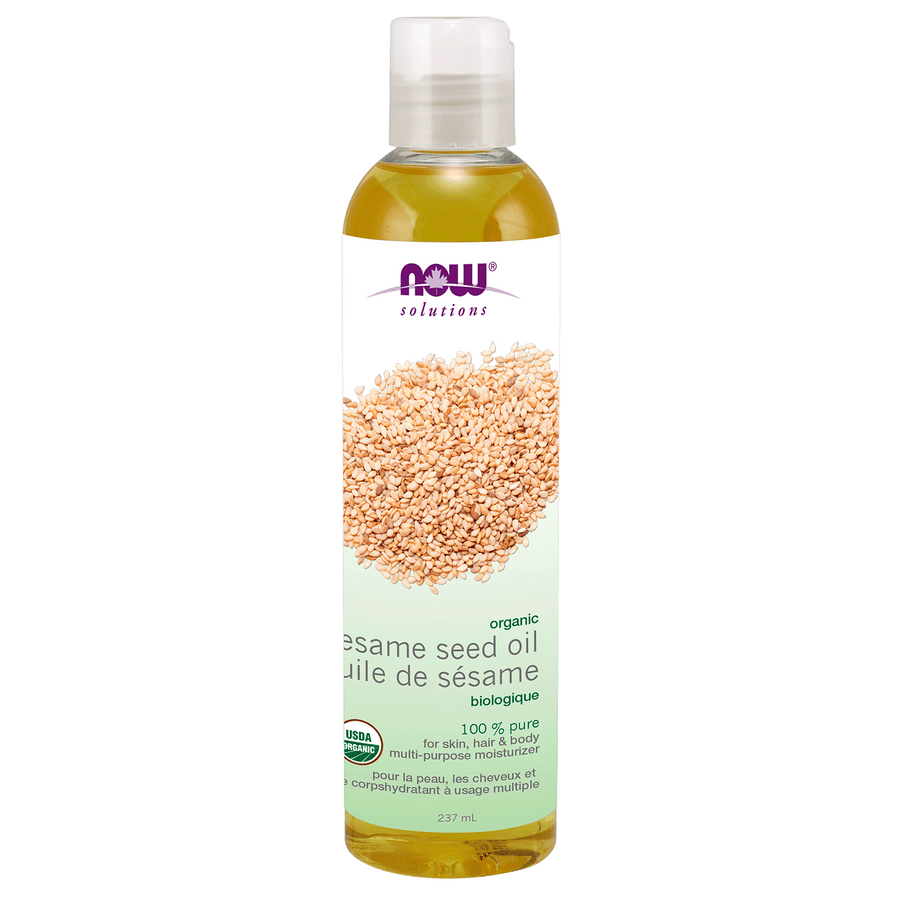 Now Solutions Organic Sesame Seed Oil 237ml