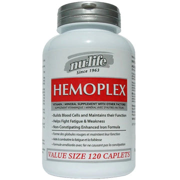 Nu-Life Hemoplex 120 Caplets