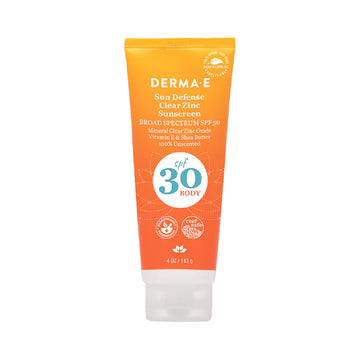 Derma·E Sun Defense Clear Zinc SPF30 Body 113g