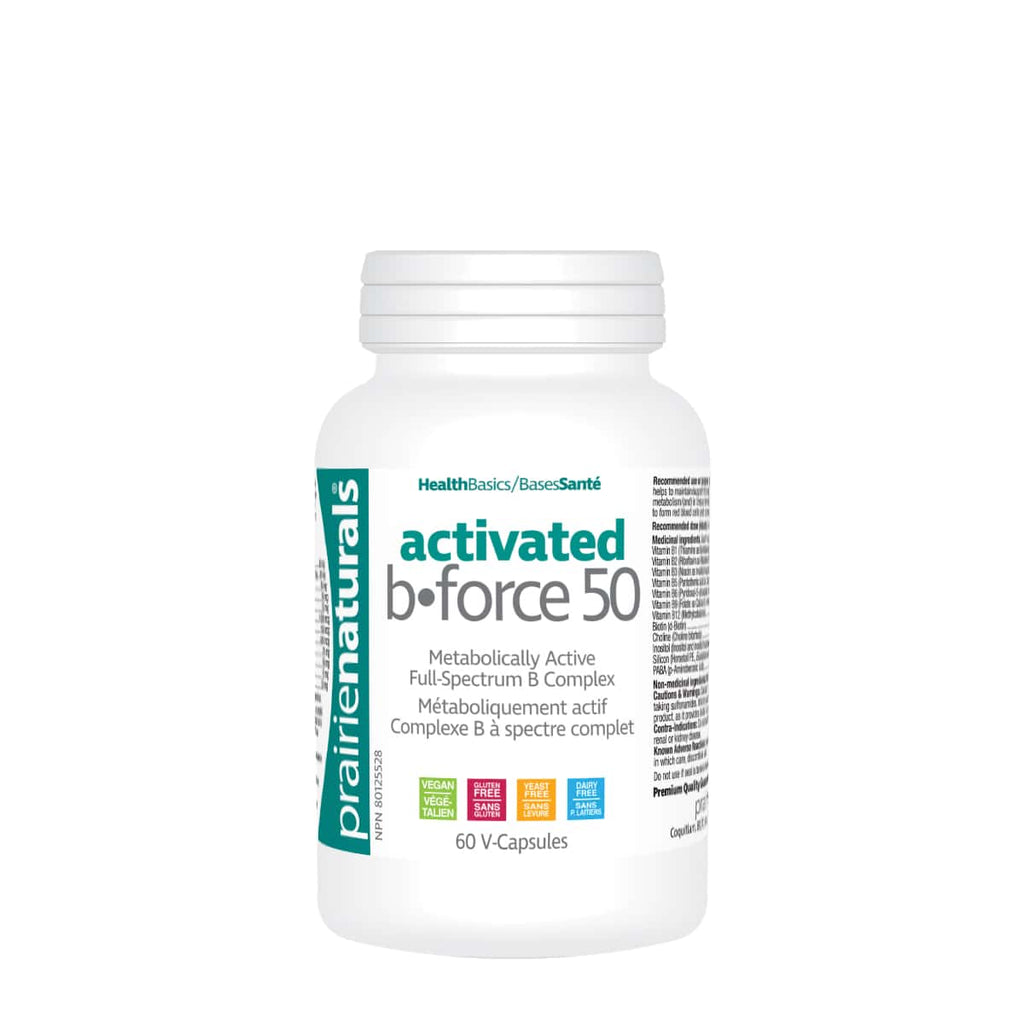 Prairie Naturals Activated B Force 50 | 60 Veg. Capsules
