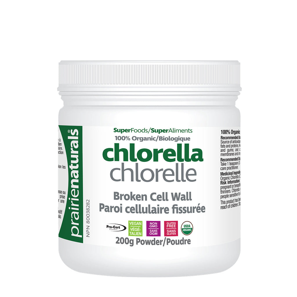 Prairie Naturals Organic Chlorella 200g Powder