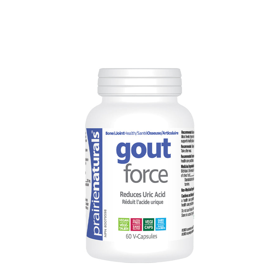 Prairie Naturals Gout-Force 60 Veg. Capsules