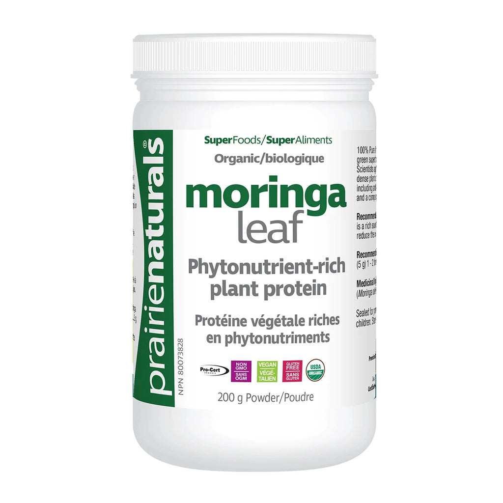 Prairie Naturals Organic Moringa Leaf 200g Powder