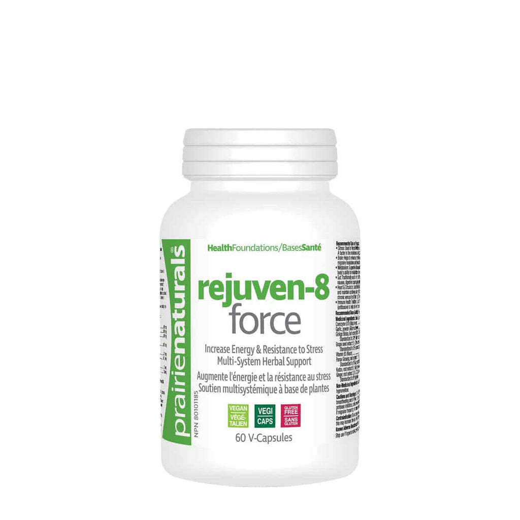 Prairie Naturals Rejuven-8 Force 60 Veg. Capsules