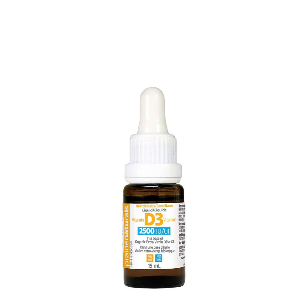 Prairie Naturals Vitamin D3| 2500IU 15ml