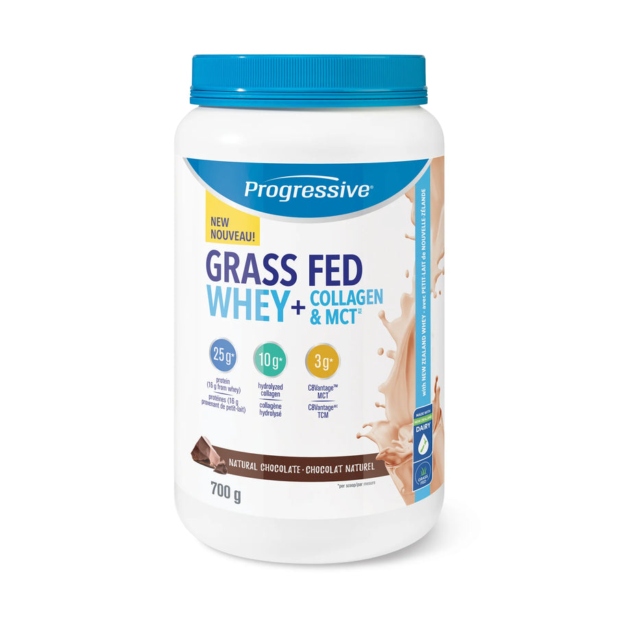 Progressive Grass Fed Whey + Collagen & MCT Choc 700g