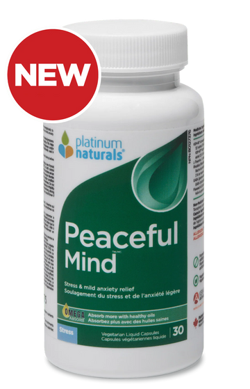 Platinum Naturals Peaceful Mind 30 Veg. Capsules