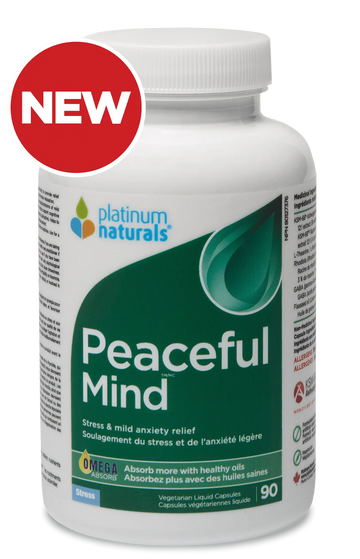 Platinum Naturals Peaceful Mind 90 Veg. Capsules