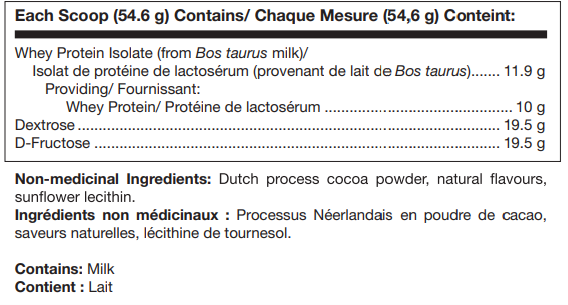 Klean Recovery Milk Chocolate Flavour 1092g Powder