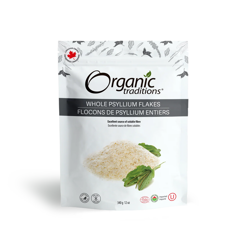 Organic Traditions Whole Psyllium Flakes 340g