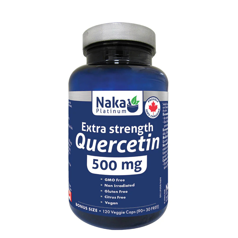 Naka Platinum Quercetin 500mg 120 Veg. Capsules