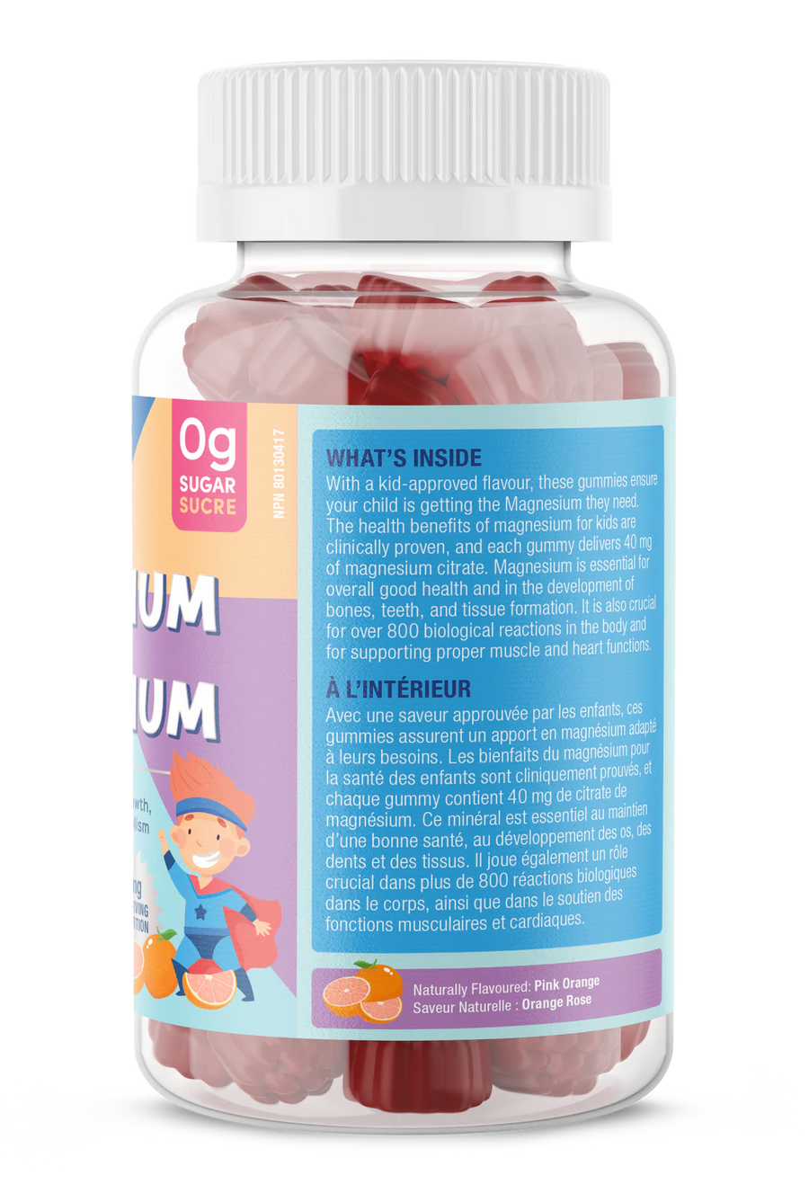 Suku Kids Magnesium Pink Orange Flavour 60 Gummies