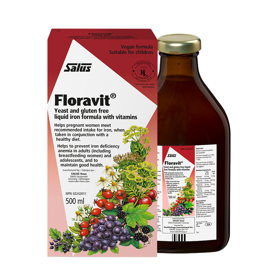 Salus Floravit Gluten Free Liquid Iron 500ml