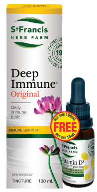StFrancis Deep Immune 100ml + Vitamin D3 For-All 15ml