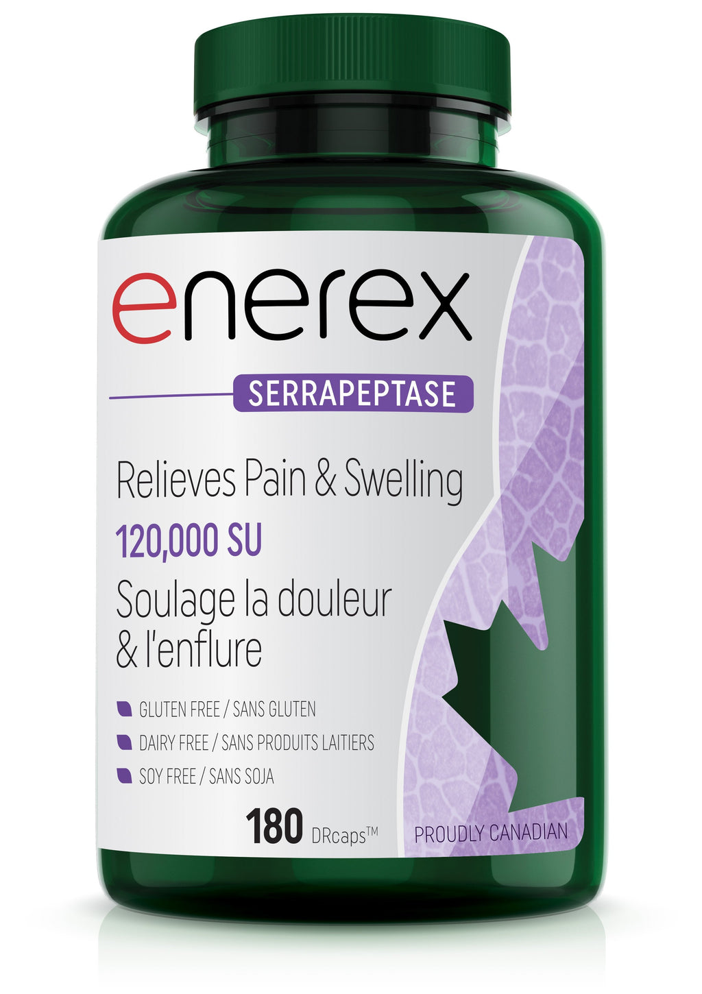 Enerex Serrapeptase 120,000 Su 180 Drcaps
