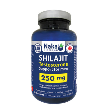 Naka Shilajit 250mg 120 Veg. Capsules