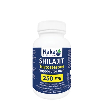 Naka Shilajit 250mg 60 Veg. Capsules