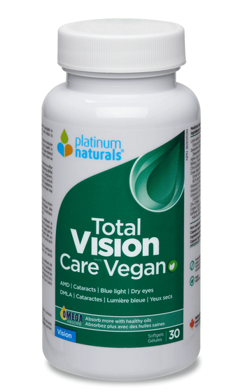 Platinum Naturals Total Vision Care Vegan 30 Softgels