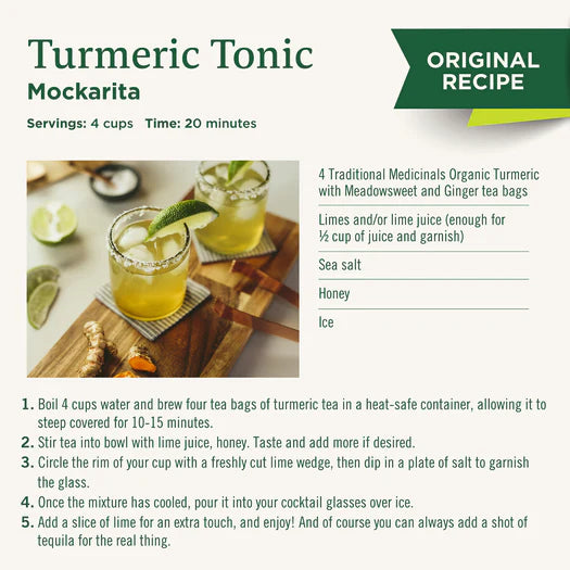 Traditional Medicinals Organic Turmeric Tea 16 Bags