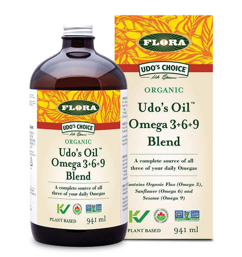 Flora Udo’s Oil Omega 3•6•9 Blend Liquid 941ml