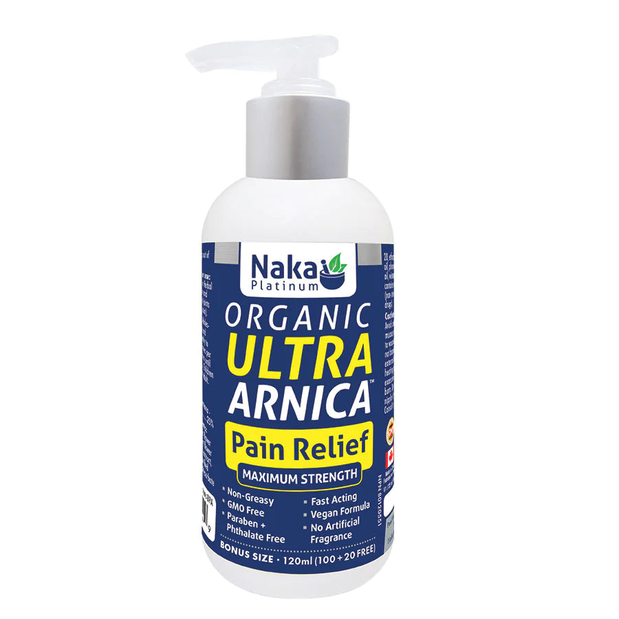 Naka Platinum Ultra Organic Arnica Pain Relief Lotion 120ml