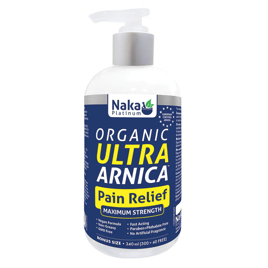 Naka Platinum Ultra Organic Arnica Pain Relief Lotion 340ml